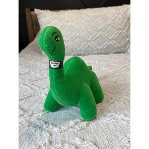 Sinclair Gas Station Mascot Green Brontosaurus Dinosaur 13" Promotional Plush